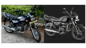 Hero Honda splendor evolution 2001 vs 2026